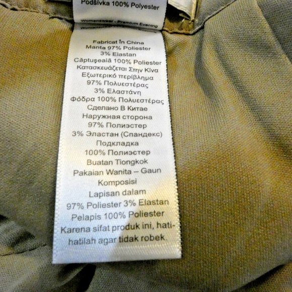 Gold Pencil SKIRT Fitted Gorgeous Party Prom Dinner Date Night Size UK 8 = US 4 - Picture 12 of 15